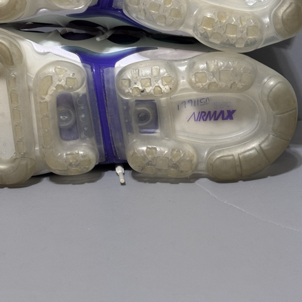 Nike Air Vapormax Plus Mens Size US 10.5 White Fierce Purple Grape Sneakers - Picture 12 of 16